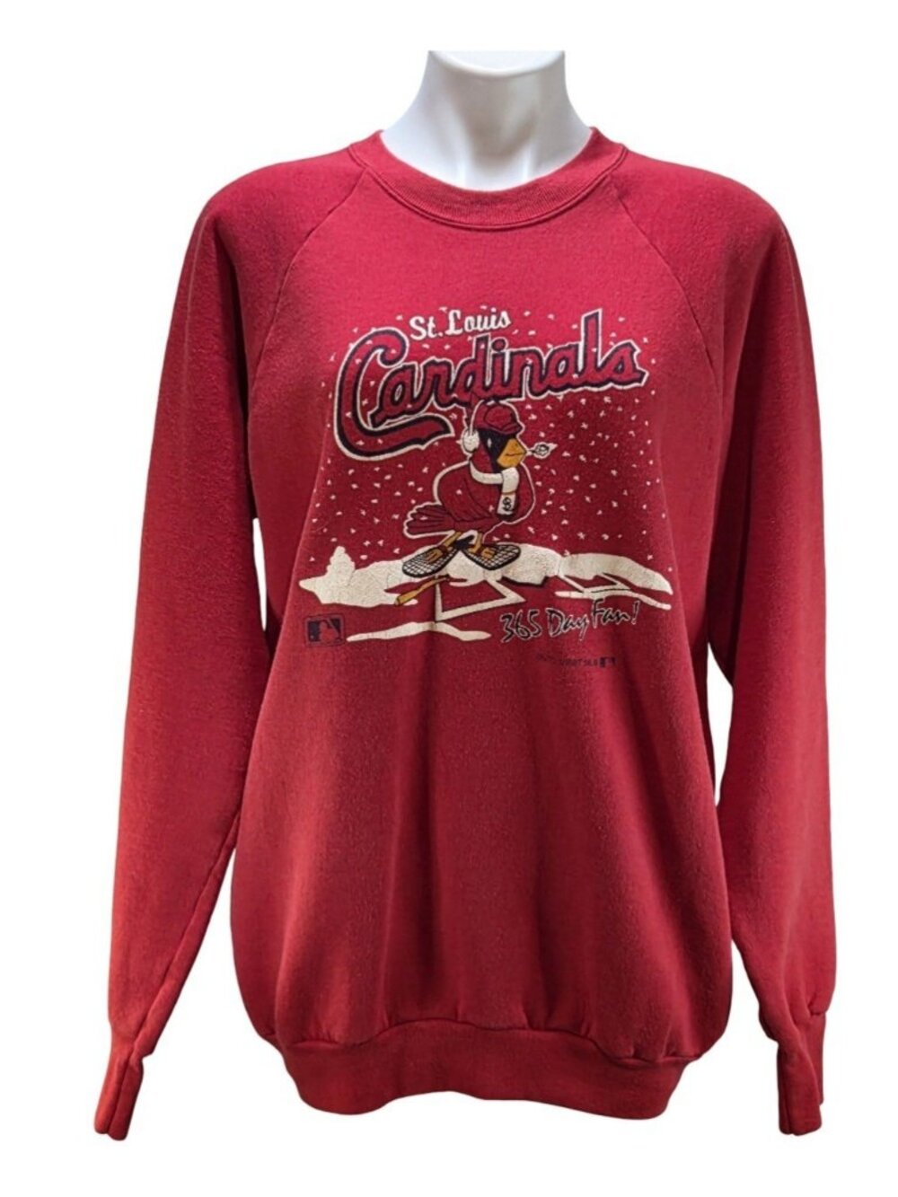 1987 MLB St. Louis Cardinals Sz XL Year Round Fan Sweater Nostalgia Crewneck